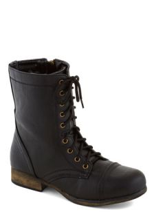 Path and Present Boot in Black  Mod Retro Vintage Boots