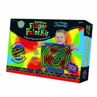 Deluxe Rainbow Finger Paint Art Set Toys & Games