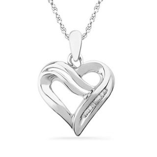 heart swirl pendant in sterling silver orig $ 79 00 69 99 add to