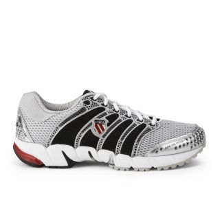 K Swiss Mens K Ona Running Shoes   Silver/White/Black/Red      Clothing