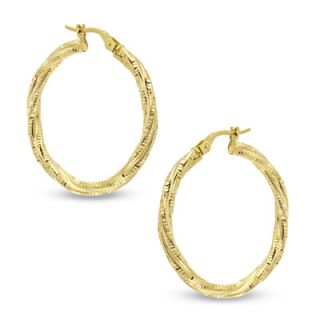 hoop earrings in 14k gold orig $ 189 99 142 49  no