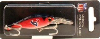 Houston Texans Minnow Crankbait NFL Fishing Lure  Fishing Diving Lures  Sports & Outdoors