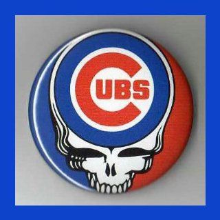 Chicago Cubs Grateful Dead Logo 2.25 Inch Magnet   Refrigerator Magnets