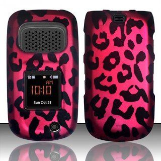 Pink Leopard Hard Cover Case for Samsung Rugby III 3 SGH A997 Cell Phones & Accessories