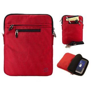 SumacLife Hydei Edition Red Nylon Sleeve Carrying Case with Removable Shoulder Strap for Toshiba Excite X10 / Toshiba AT200 10.1 inch Android Tablet Computers & Accessories