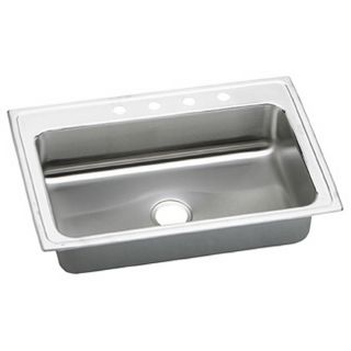 Elkay Single Basin Drop In Stainless Steel Kitchen Sink