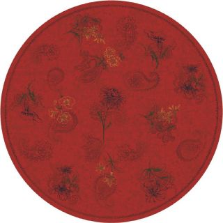 Milliken Vintage 7 ft 7 in x 7 ft 7 in Round Red/Pink Transitional Area Rug