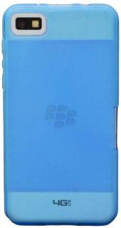 JUJEO Slim Fit Gel Skin for BlackBerry Z10   Non Retail Packaging   Blue Cell Phones & Accessories