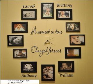 A Moment in Time, Changed Forever Vinyl Decal   Wall Decor Stickers  