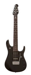 Ernie Ball Music Man Petrucci 972 01 22 00 BB CR Family Reserve John Petrucci 7 String Electric Guitar, Opaque Black Musical Instruments