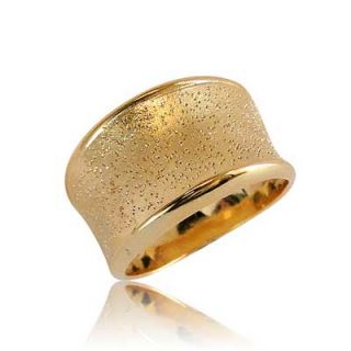 Charles Garnier Concave Ring in Sterling Silver with 18K Gold Plate