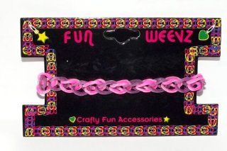 Fun Weevz Two Tone Bracelet   Pink & Purple  Other Products  
