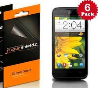 SUPERSHIELDZ  High Definition (HD) Clear Screen Protector Shield For ZTE Majesty Z796C (Straight Talk ,Net10) + Lifetime Replacements Warranty [6 Pack]   Retail Packaging Cell Phones & Accessories