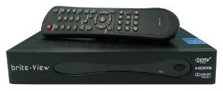 brite View BV 980H Digital HD DVR (for Antenna and clear QAM use) ,with 320GB HDD Built in, EPG Supported,Time Shifting   Black Electronics