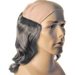 Lacey Tramp Bald Wigs w/ Long Grey Hair Clothing