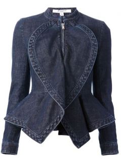 Givenchy Denim Peplum Jacket