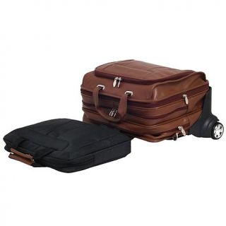 West Town Leather Detachable Wheeled Case