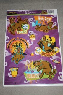 Scooby Doo Halloween Color Clings Window Mirror Art Stickers   Childrens Wall Decor