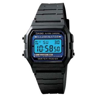 Casio Mens Basic Digital Watch   Black   F105W 1A