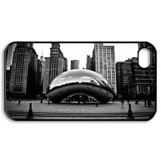 Cloud Gate in Chicago case for iPhone 4 4s / iPhone 4 4s case hard cases / iPhone 4 4s Design and made to order / custom cases Cell Phones & Accessories