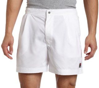 Men's Fila ESSENZA Santoro II Shorts WHITE XSM REG at  Mens Clothing store