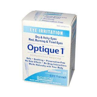 Boiron Optique 1 Minor Eye Irritation Drops   20 Doses   HSG 403360 Health & Personal Care