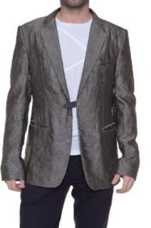 Emporio Armani Silk Jacket Blazer Sack Coat MATT LINE, Color Beige at  Men�s Clothing store