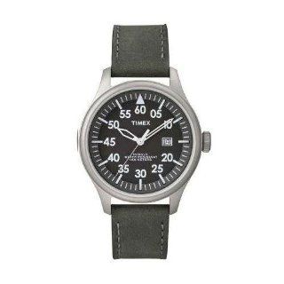 Timex Military Style Leather Mens Watch T2N997 Watches