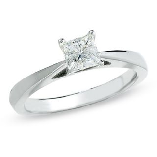 Celebration 102® 1/2 CT. Princess Cut Diamond Solitaire Engagement