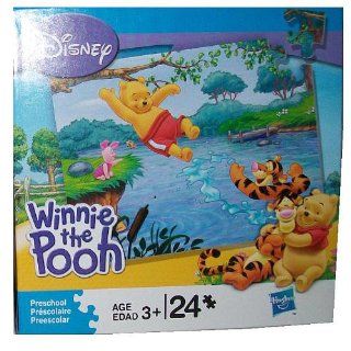 Disney's Winnie the Pooh & Friends   Swimming in the Pond   24 Piece Puzzle Toys & Games