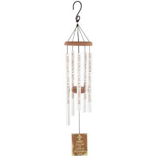 Carson Home Accents Sonnet Wind Chime, 30 Inch Length, Blessed Life  Wind Noisemakers  Patio, Lawn & Garden