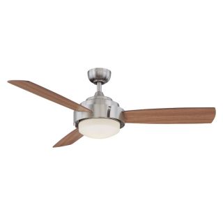 Harbor Breeze Elevation 52 in Brushed Nickel Ceiling Fan with Light Kit and Remote