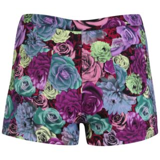 AX Paris Womens Floral Rose Shorts   Multi      Womens Clothing