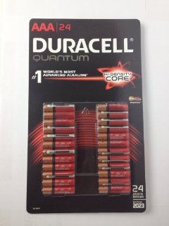 Duracell Quantum Alkaline AAA  24 Batteries 