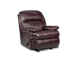 Shop Simmons Upholstery 5700R Recliner Brown at the  Furniture Store