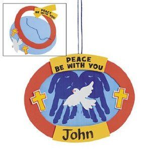 Peace Be With You Handprint Sign Craft Kit   Religious Crafts & Crafts for Kids