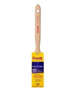 Purdy 144300015 Ox Hair 1 1/2 Inch Flat Trim Thin Brush   Household Bristle Paintbrushes  