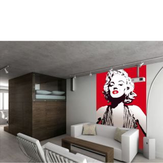 Marilyn Monroe Designer Chic Wall Mural      Homeware