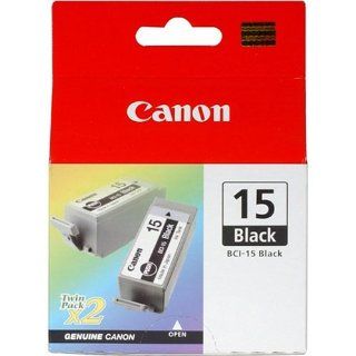 Canon BCI 15 Black Ink Cartridge (Twin Pack) Electronics