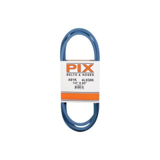 PIX Blue Kevlar V-Belt with Kevlar Cord — 93in.L x 1/2in.W, Model# A91K/4L930K  Belts   Pulleys