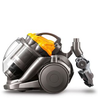Dyson DC19 DB Multi Floor Cylinder Bagless Vacuum Cleaner   Silver and Yellow      Homeware