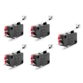 16A/250VAC 4A/250VAC 3 Terminals Miniature Micro Switch 5 Pcs   Electrical Outlet Switches  