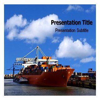 Shipping PowerPoint Template   Shipping PowerPoint (PPT) Backgrounds Templates Software