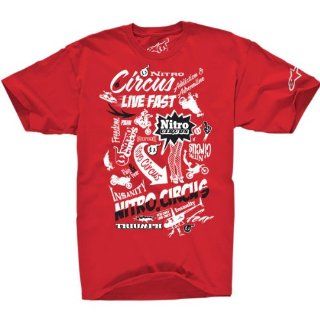 Alpinestars Sign of the Times T Shirt , Gender Mens/Unisex, Distinct Name Sign of the Times Red, Primary Color Red, Size Md INCI72138030M Automotive