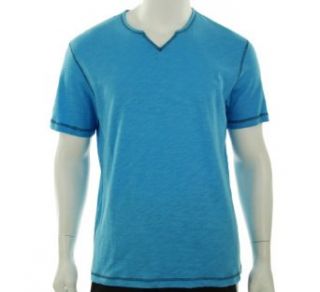 INC International Concepts Light Blue Heather V Neck T Shirt, Size Large at  Mens Clothing store