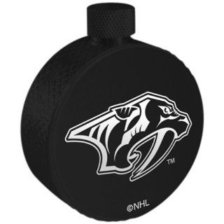 Nashville Predators   Lucky Puck Flask (Black)   Hockey Gifts  Sports & Outdoors