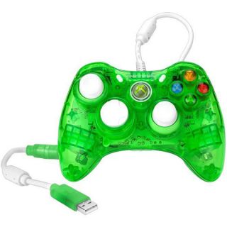 Rock Candy Xbox 360 Controller (Green)   Wired      Games Accessories