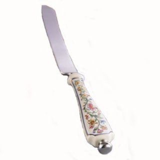 Lenox Fancy Cake / Bread / Challah Knife Floral Stainless Steel Wedding Gift Knives Shabbat Sabbath Judaica Kitchen & Dining