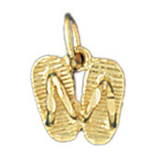 14K Gold Charm Pendant 0.7 Grams Nautical>Beach Things1500 Necklace Jewelry