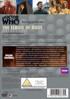 Doctor Who The Claws of Axos   Special Edition      DVD